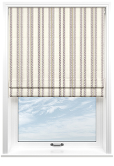 Noble Stripe, Scuffs - Twist&Fit Roman Blind